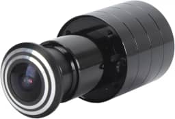 Câmera olho mágico de porta, câmera de porta de acesso remoto de 2 MP HD bidirecional com suporte para armazenamento de cartão de memória, câmera de porta de acesso remoto para casa (plugue EUA)