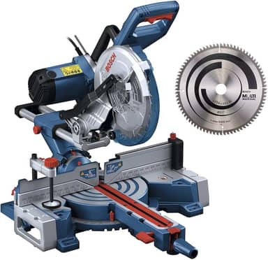 Bosch Serra meia esquadria telescópica GCM 254 D + Disco Multimaterial Alumínio 220V