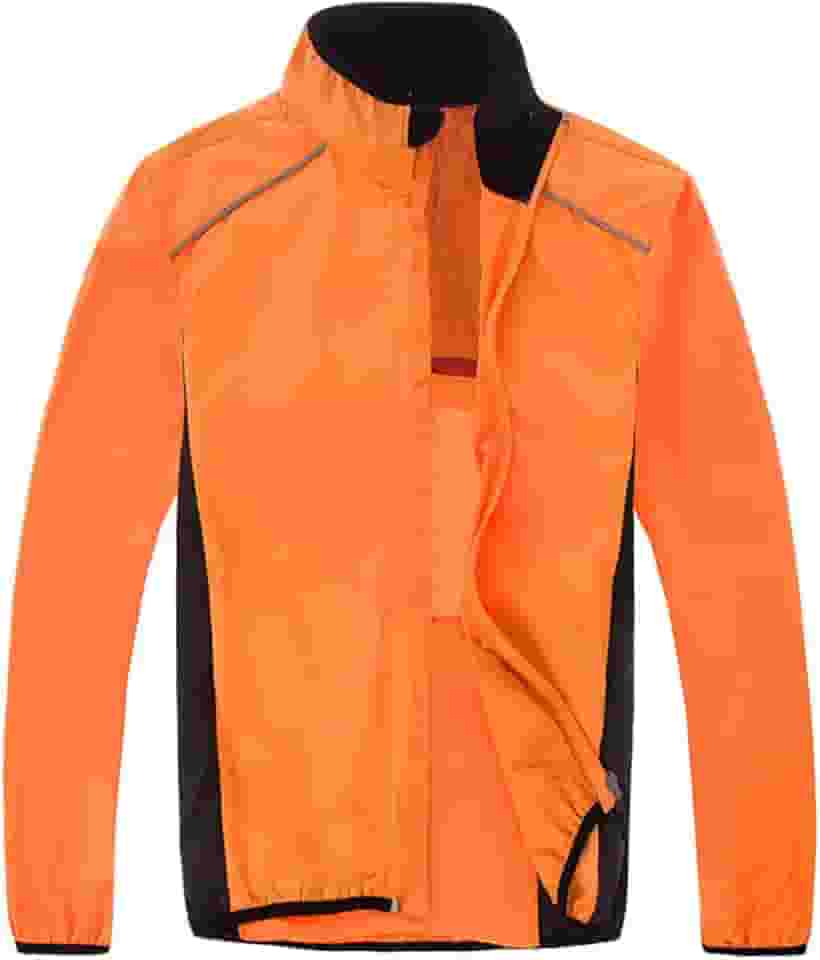 Jaqueta Corta Vento Refletivo Bolso Invisível Ciclismo Bike