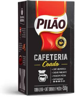 Café Pilão Torrado e Moído Cafeteria Coado Vácuo 500g
