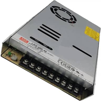 Mean Well 600W Fonte De AlimentaçãO De Bancada Para Pc Com SaíDa úNica, Fonte De AlimentaçãO Cc VariáVel Para Computador 48V 12.5A, (LRS-600-48 48V/12.5A/600W/Single Supply)
