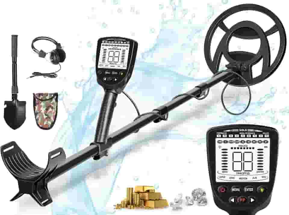 Yedelna Detector de Metal com Tela, Detector de Metais Subterrâneos e Subaquático, 4 Modos de Detecção, Design Ergonômico e Água Resistente