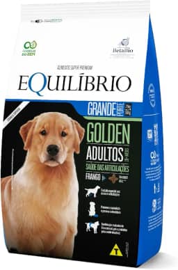 RAÇÃO CÃES EQUILIBRIO RAÇAS GRANDES ADULTO GOLDEN FRANGO 12KG