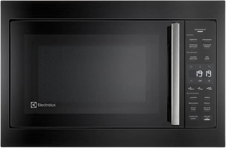 Micro-ondas de Embutir Electrolux 34L Preto Experience com Descongelamento Assistido (ME3BP) 127V