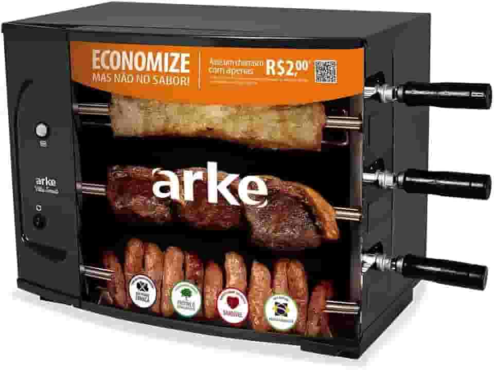 CHURRASQUEIRA ELETRICA ROT. VITTA SMART 3 ESPETOS - 220V - ARKE