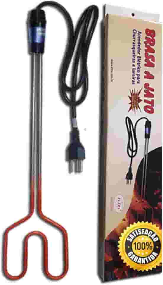 Acendedor Elétrico Para Churrasqueiras A Carvão E Lareiras 110V