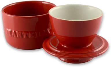 Ceraflame Manteigueira Francesa de Cerâmica 250g - Vermelho