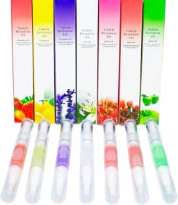 Kit Com 5 Canetas Para Unhas Óleo Hidratante De Cutícula Revitalizador