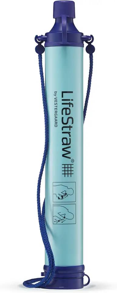 LifeStraw Filtro de água pessoal para caminhadas, acampamento, viagens e preparação para emergências