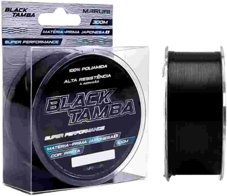 Linha Monofilamento Black Tamba 6.0 300m - Maruri 0,40mm