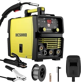 DESOON Máquina de Solda Mig/MMA/Tig 3 Em 1 Tecnologia IGBT 120A sem gás 127V portátil de soldador Com Mascara De Proteção E Pistola MIG Separada
