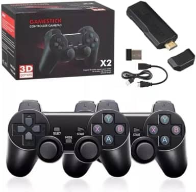 GameStick GD10 4K, com 64GB, 30Mil Jogos Retrô, 2 Controles Wireless, Saída HDMI 1080P