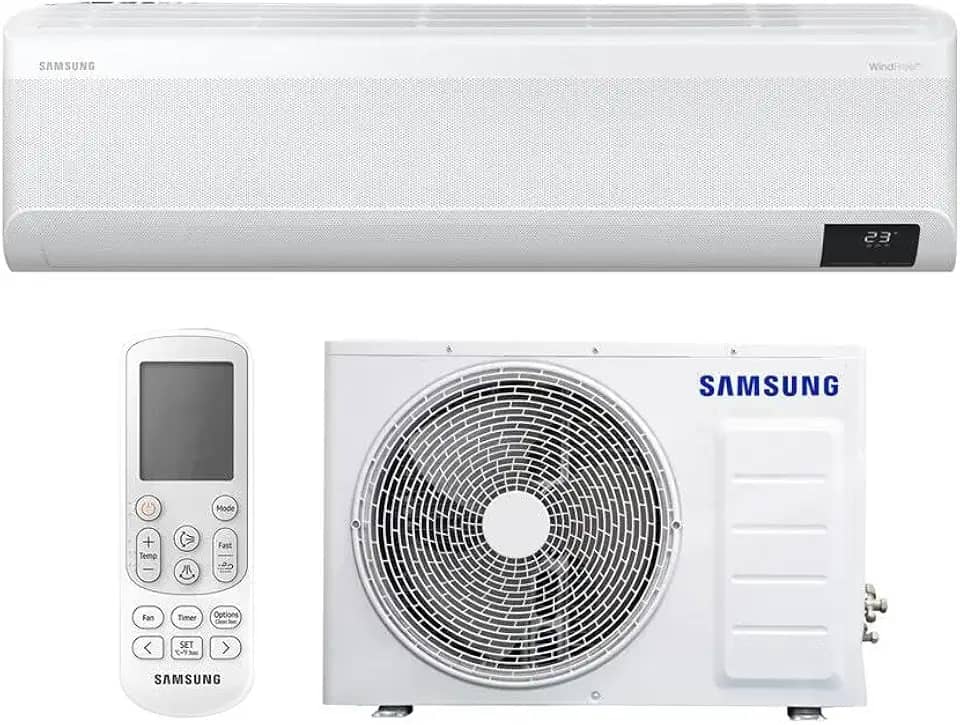 SAMSUNG Ar Condicionado Split Inverter Windfree Connect 22000 Btus Frio 220v Ar24bvfaawkxaz