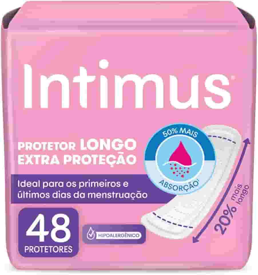 Intimus® Protetor Diário Longo Extra Proteção - 48 unidades