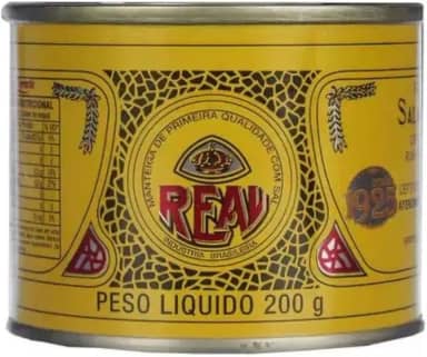 Manteiga Real com Sal, Lata 200g, Mineira, Sem Corante e Sem Conservante