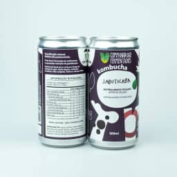 Kombucha de jabuticaba; gaseificação natural/lata 269 ml