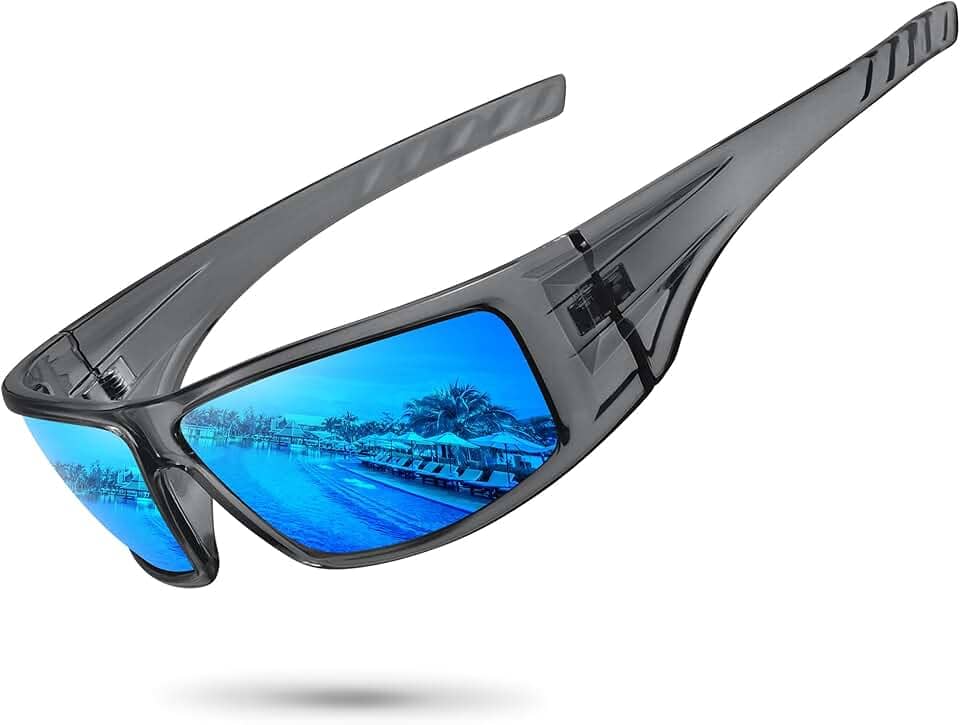 Óculos de sol esportivos polarizados para homens Ofwin, armação inquebrável, proteção UV, dirigir, ciclismo, pesca, óculos de sol