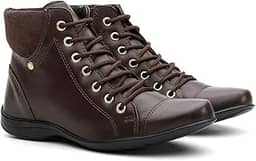 Coturno Feminino Bota Cano Curto