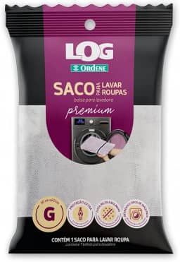 Ordene - Saco Premium para Lavadora de Roupas, Tamanho Grande, Linha Log