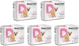 Kit Fralda Higiênica Descartável Para Cachorro Fêmea P 60 unidades