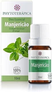 PHYTOTERAPICA- Óleo Essencial Manjericão -Para Difusor, Massagem e Aromaterapia -Indicado para concentração e foco, e promove brilho nos cabelos e pele -100% Puro e Natural -Leve Canforado, Doce, 10ml