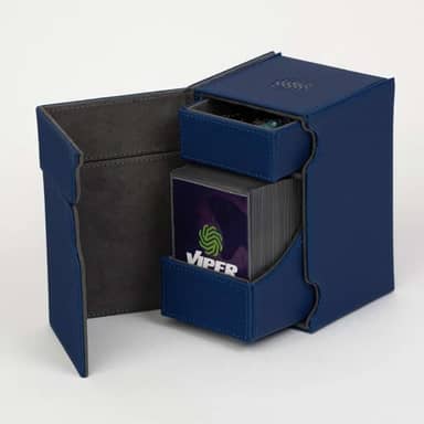 Deck Box Torre 100+ Para Card Game Premium Viper (Azul)
