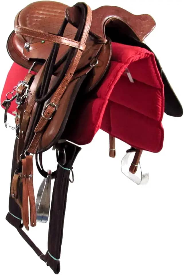 Sela Australiana De Cabeça Havana Inox Luxo 16 Polegadas + Acessórios