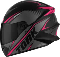CAPACETE FECHADO PRO TORK R8 ROSA TAM. 58 VIS. FUMÊ