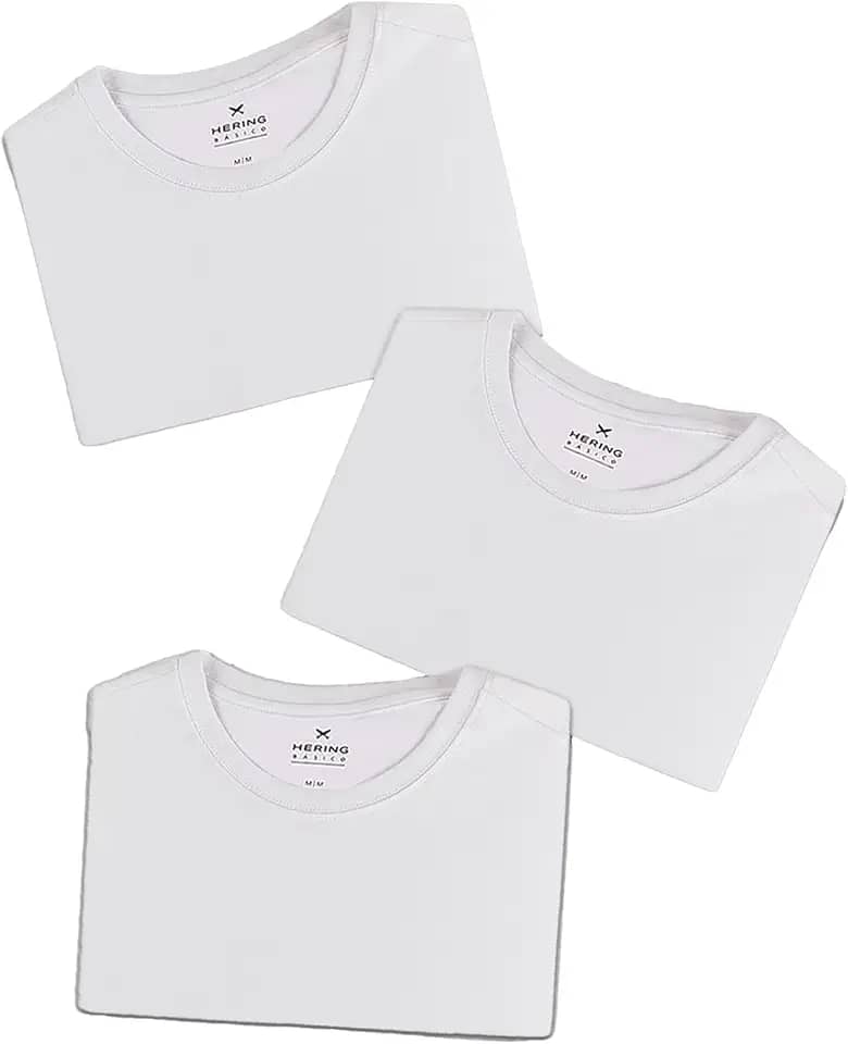 Kit Com 3 Camisetas Masculinas Básicas Hering