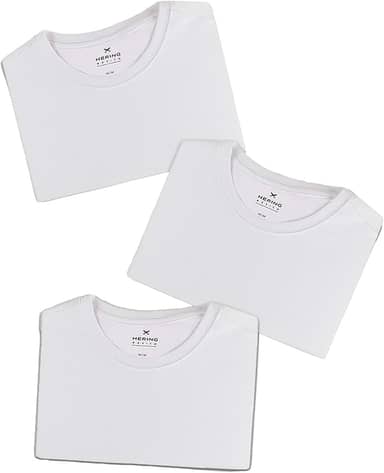 Kit Com 3 Camisetas Masculinas Básicas Hering