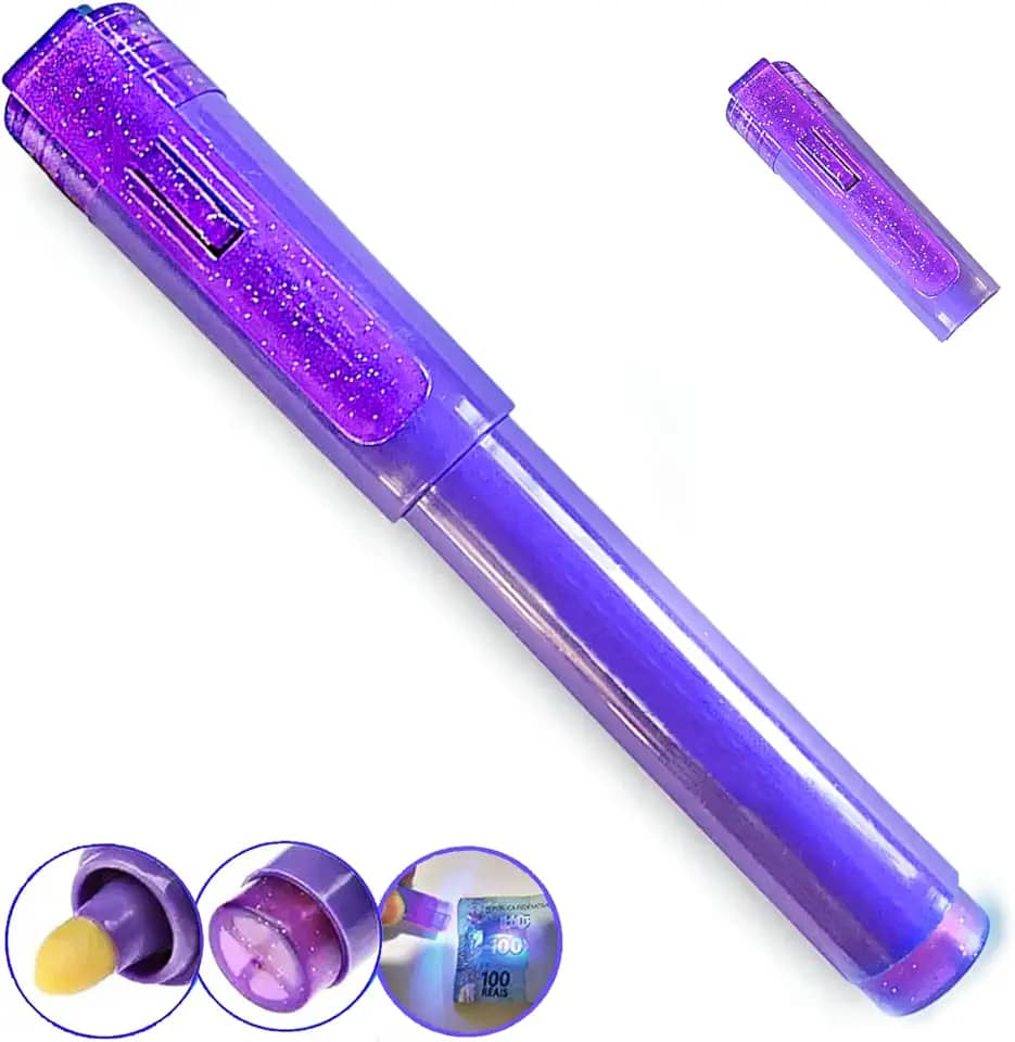 Caneta Testador De Dinheiro Nota Falsa Money Teste Detector
