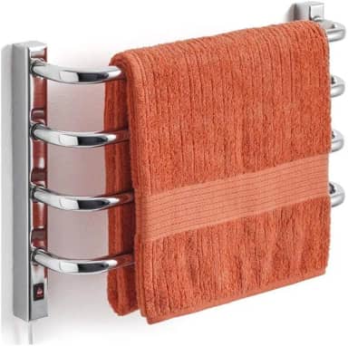 Toalheiro Térmico 220v para 1 Toalha Fio Lado Esquerdo Cromado