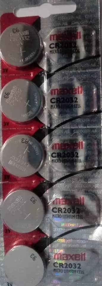 Pilha bateria Cr 2032 Maxel kit com 5 uns