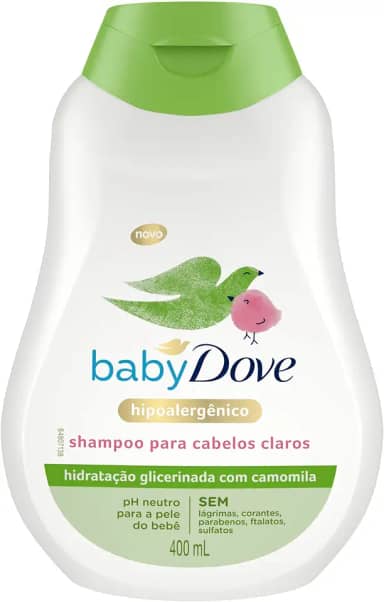 Dove Baby Shampoo Hidratação Glicerinada Camomila 400ml