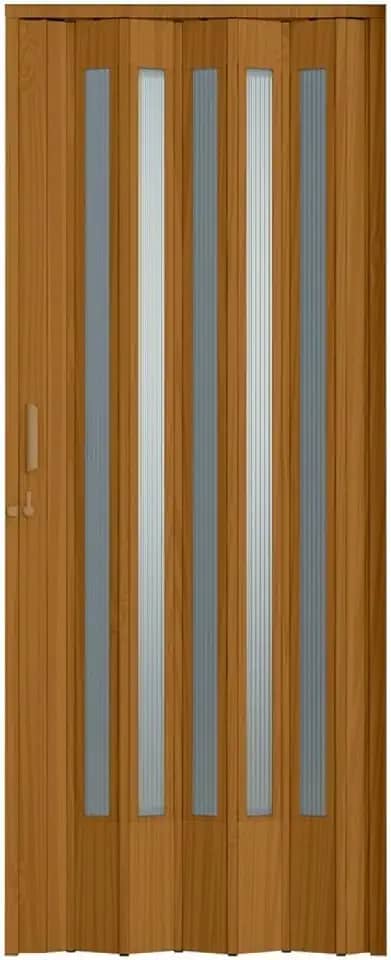 Porta Sanfonada Pvc Plastporta 210x84cm Translucida Bcf Cerejeira