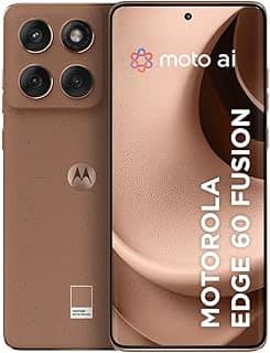 Smartphone Motorola Edge 60 Fusion 5G - 256GB 16GB (8GB RAM+8GB Ram Boost) 50MP Sony AI Camera IP68 NFC - Mocha Mousse