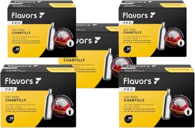 Cápsulas de Gás de Chantilly Pro para Sifão 50 Unidades
