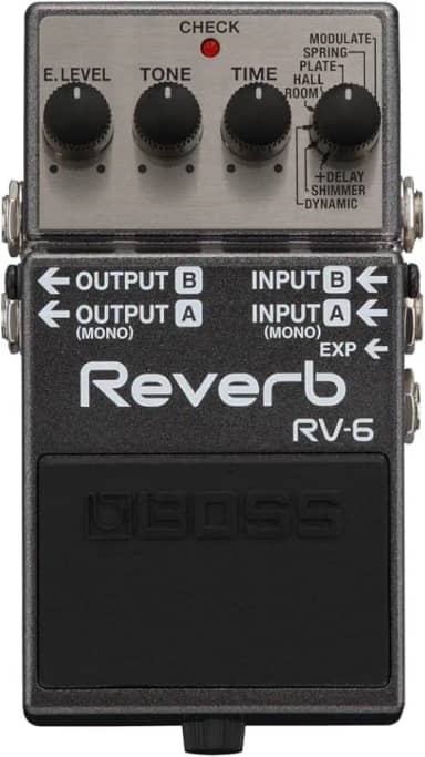 Pedal de Reverb Digital BOSS RV-6 Reverb