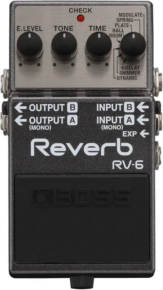 Pedal de Reverb Digital BOSS RV-6 Reverb