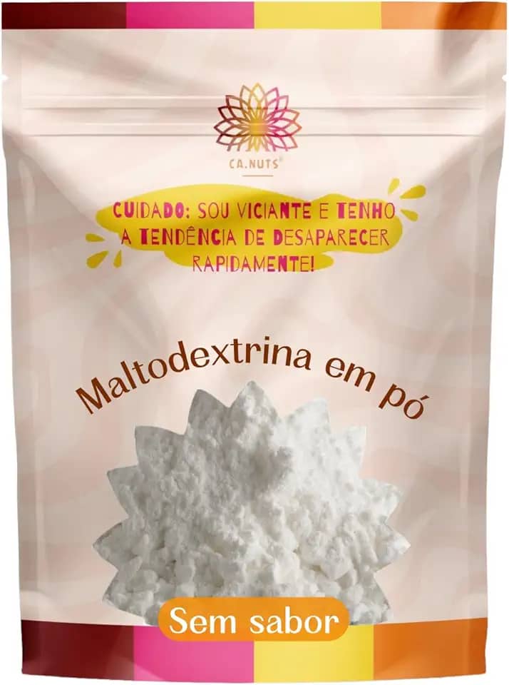 Maltodextrina sem Sabor em Pó Premium Ca.Nuts | Energia suplementar Ca.Nuts (1Kg)