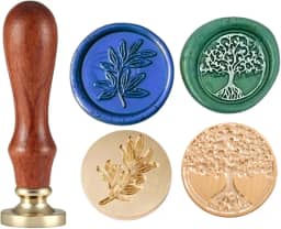 Kit sinete de Cera para Cartas, Convites e Presentes (Kit01)