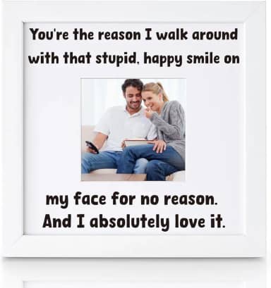 THYGIFTREE Presentes românticos engraçados para sua namorada, esposa, de namorado, marido, aniversário, dia dos namorados, Natal, I Love You, lembrança, presente fofo