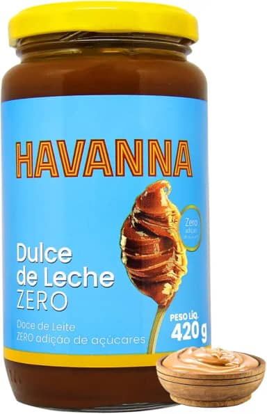 Pote Doce De Leite Havanna Zero Adição de Açúcares Dulce De Leche Vidro 420g