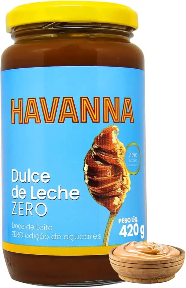 Pote Doce De Leite Havanna Zero Adição de Açúcares Dulce De Leche Vidro 420g