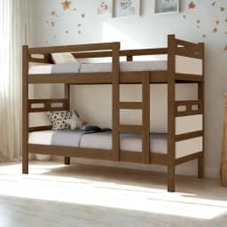 Beliche Compacta Solteiro Com Protetor Vira Duas Camas Seguras e Confortáveis (Legno/OffWhite)