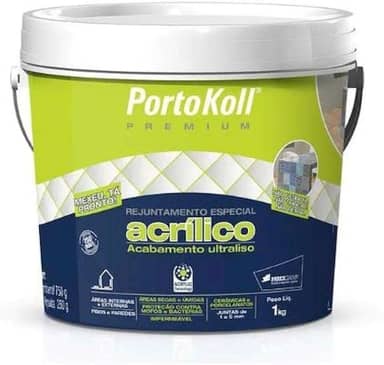 Portokoll Rejunte Acrílico Branco 1 Kg