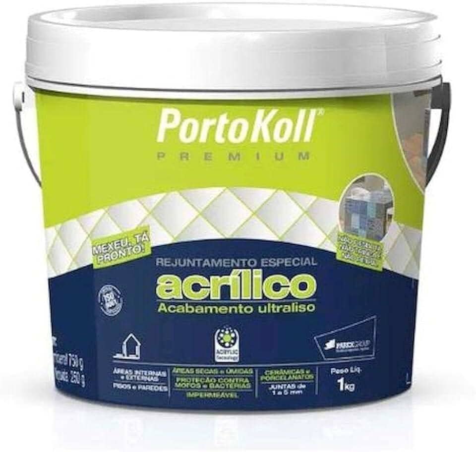 Portokoll Rejunte Acrílico Branco 1 Kg