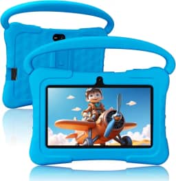 NEWISION Tablet infantil de 7 polegadas, 32 GB, Android 13 com WiFi, câmera dupla, educação, jogos, software infantil pré-instalado, tablets de computador com filtros de idade, controles parentais