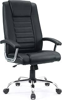 Cadeira de Escritório Presidente Ergonômica PU Duoffice Carrara DU501