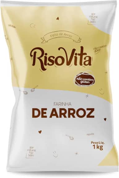 RisoVita Farinha De Arroz Branca 1kg